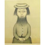 Laurence Stephen Lowry RA (Northern British 1887-1976): 'Woman with a Beard',
