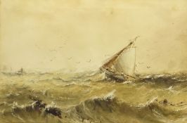 Henry Barlow Carter (British 1804-1868): 'Returning Home - Off Flamborough Head',