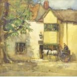 Fred Lawson (British 1888-1968): 'The Inn', watercolour signed and dated 1912,