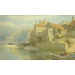 Alexander MacDonald (British 1849-1921): Staithes Beck, watercolour signed and dated 1920, 34.