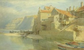 Alexander MacDonald (British 1849-1921): Staithes Beck, watercolour signed and dated 1920, 34.