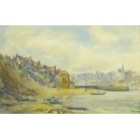 Arthur Reginald Smith (British 1872-1934): Tate Hill Sands Whitby, watercolour signed 19cm x 30.