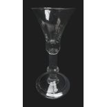 Georgian Kit-Kat style wine glass,