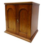 Victorian mahogany collectors cabinet,