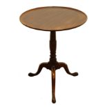 George lll mahogany tripod table,