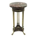 19th century Louis XVI style ormolu mounted gueridon stamped Henry Dasson 1886,