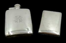 Silver hip flask William Neale & Son Ltd Birmingham 1919 4.