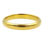 22ct gold wedding ring, Sheffield 1941 Condition Report 4.09gm<a href='//www.