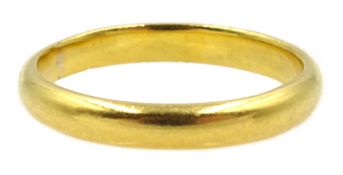 22ct gold wedding ring, Sheffield 1941 Condition Report 4.09gm<a href='//www.