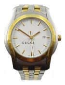 Gucci 5500 XL gentleman's stainless steel quartz bracelet wristwatch Condition Report