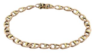 9ct gold fancy link bracelet hallmarked Condition Report 10.14gm<a href='//www.
