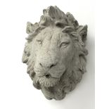 Composite Lion wall mask fountain head, H31cm Condition Report <a href='//www.