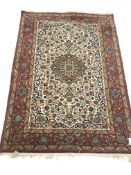 Persian style red ground rug,