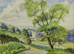 Angus Rands (British 1922-1985): 'Bolton Castle Wensleydale',