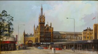 Don Micklethwaite (British 1936-): Kings Cross & St Pancras,