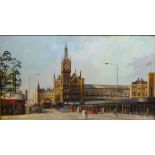 Don Micklethwaite (British 1936-): Kings Cross & St Pancras,