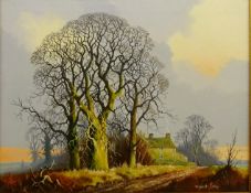 Vincent Selby (British 1919-2004): 'Winter Branches', oil on canvas signed,