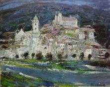 After Anne Redpath (Scottish 1895-1965): Dolceacqua Italy,