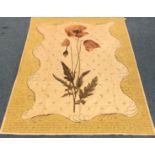 Wall hanging gold ground double sided tapestry,