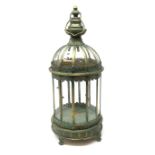 Dome top octagonal lantern with swing handle,