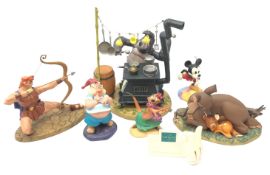 Walt Disney Classics Collection figures: 'Bambi and Mother', Tarzan - 'Jungle Rhythm',