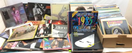 Quantity pop vinyl incl Kate Bush, Electric Light Orchestra, Prince, John Lennon, Beegees,