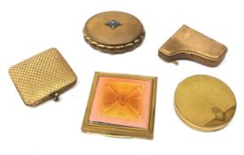 1950's Pygmalion 'Sonata' powder compact, in the form of a grand piano, with puff,