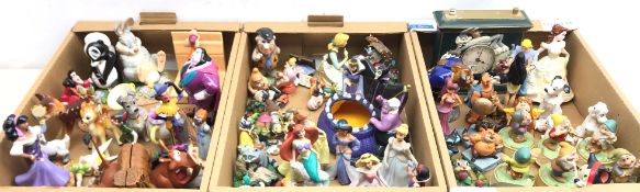 Large collection of Disney related ceramic figures and groups including Disney Princesses,