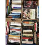 Large quantity of assorted books including fiction and non-fiction, travel, biographical, history,