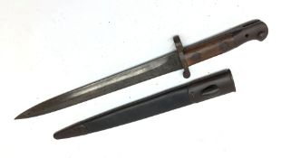 WW1 British Lee Metford or Enfield rifle bayonet 30.