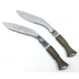 Pair of Kukri knives, 28.