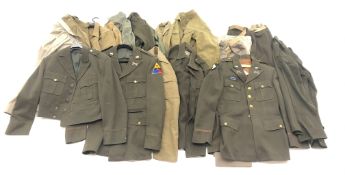 WW2 and later US Army Officers and other uniform incl.