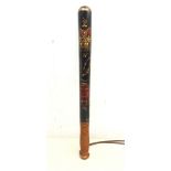 William 1V Police truncheon, polychrome painted with Royal Cypher and Constable,