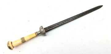 Georgian silver mounted Midshipman's dirk,