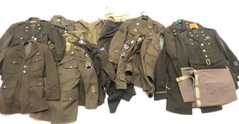 WW2 and later US Air Force Officers and other uniform incl.