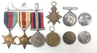 WW1 pair and 1914-15 Star to 18475 Pte.J.H.Neale Y.&L.R.