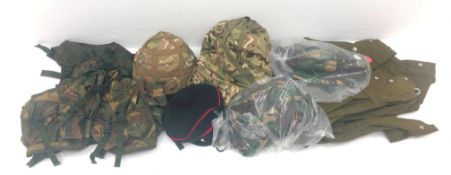 Modern British army helmet with MTP cover, female No.