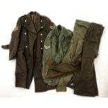 Collection of post-1950 British Army clothing incl.