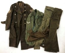 Collection of post-1950 British Army clothing incl.