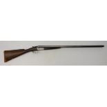 12 bore English sporting gun by CW Andrews Ltd London, 5909, box lock ejector,