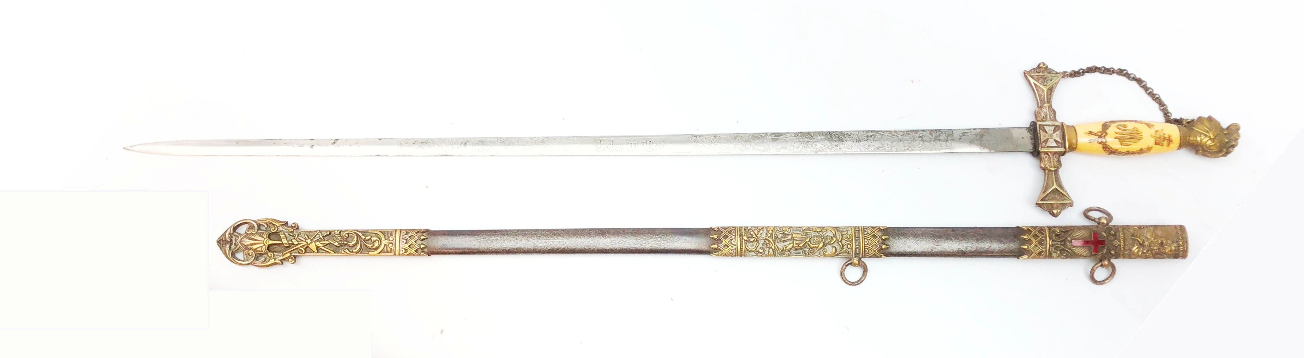 American Knights Templar Society sword by The Pettibone Bros.