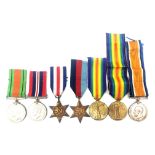 WW1 pair to 205797 Pte. T.O.Martindale E.Yorks.R, Victory Medal to 31507 Pte. J.Akroyd E.Yorks.