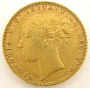 Queen Victoria 1880 gold full sovereign