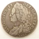 George II 1746 half crown,