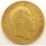 King Edward VII 1904 gold half sovereign