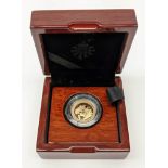 Queen Elizabeth II 2017 gold proof full sovereign, in The Royal Mint presentation box,