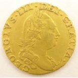 George III gold half guinea 1781