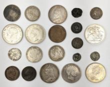 Collection of mostly Great British coins including Henry VI hammered silver groat (holed),