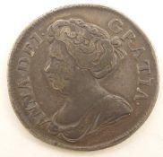 Anne 1713 shilling coin