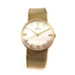 Omega gentleman's 9ct gold automatic bracelet wristwatch calibre 552, No.